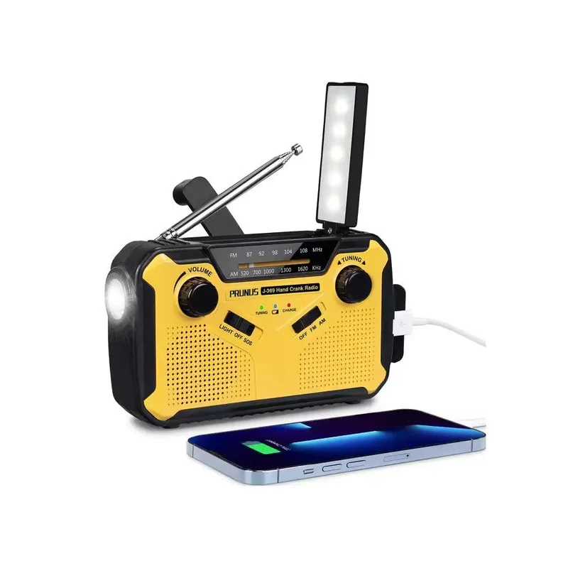 Vevradio med Powerbank 3000mAh