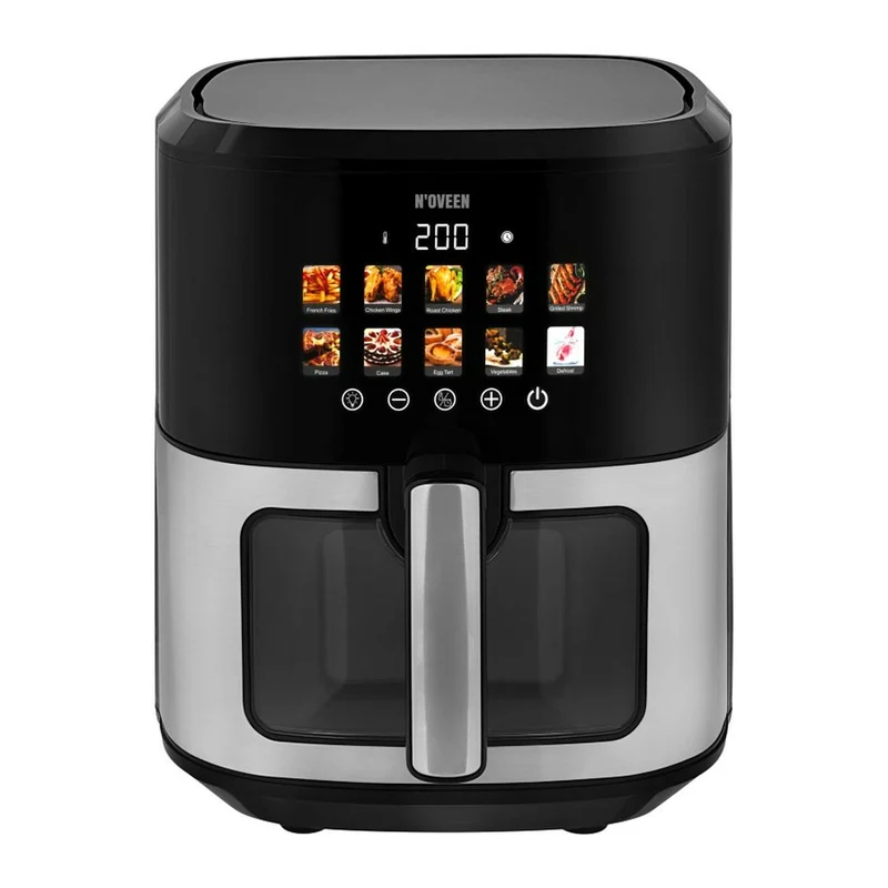 Air Fryer N'oveen AF770 Black Silver 1700 W 6,5 L