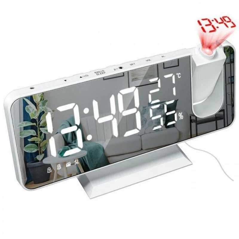FM Radio LED Digital Smart Väckarklocka