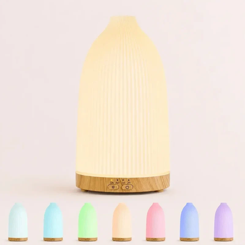Ultraschall Diffuser med 100 ml Vandtank og Stemningslys