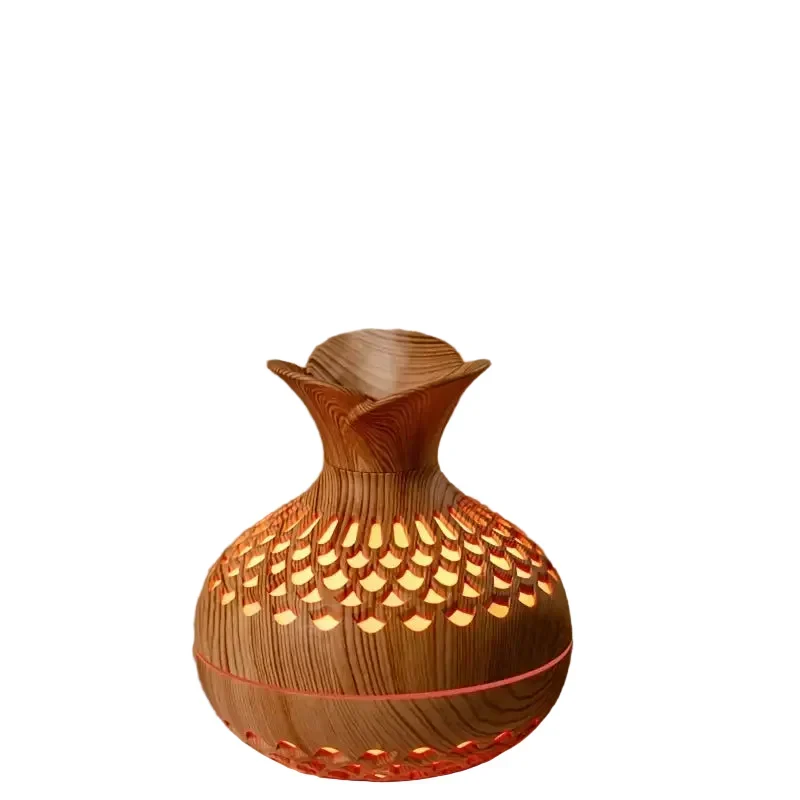 Aroma diffuser med 300 ml tank | USB-drevet, natlys, stille tåge og op til 10 timers drift