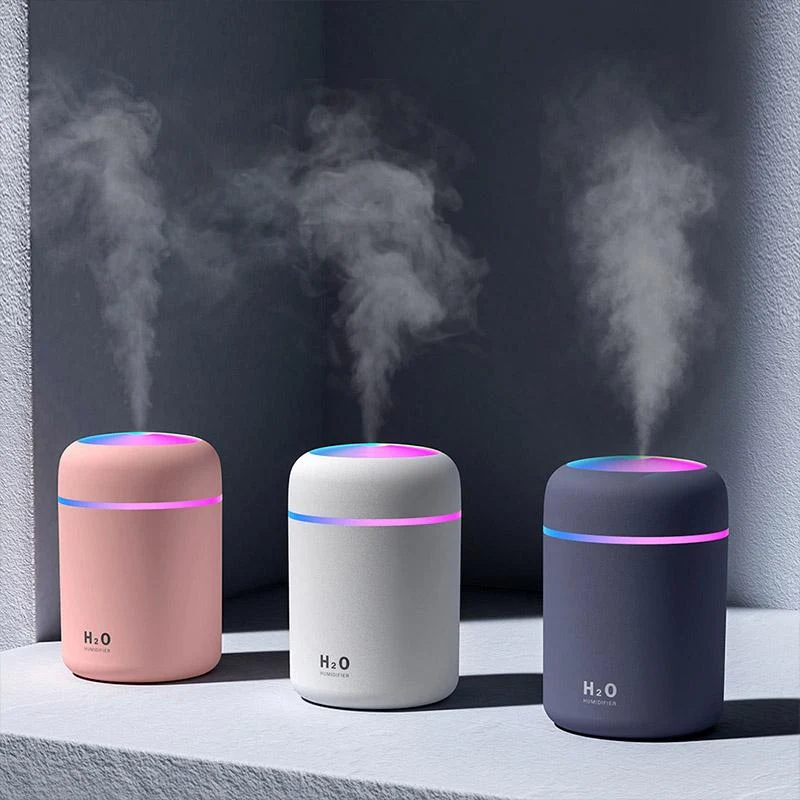 Trådløs luftfugter med ultralyddiffusor, USB og stille 36 dB drift
