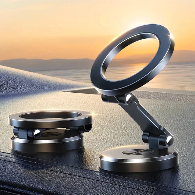 Universel Magnetisk Smartphone Holder til Bil | 360° Drejbar og Foldebar