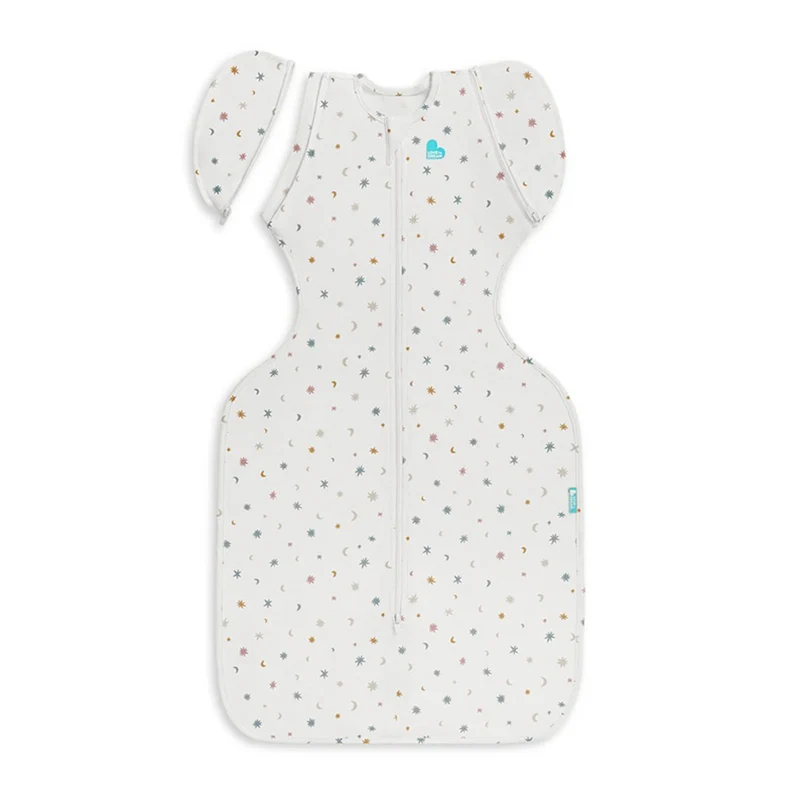 Love To Dream Swaddle Up Transition Bag 0.2T Stretch Organic Cotton Starlight White