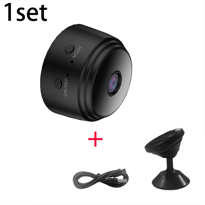 Trådløs Wifi Kamera med 1080P HD Nattsyn