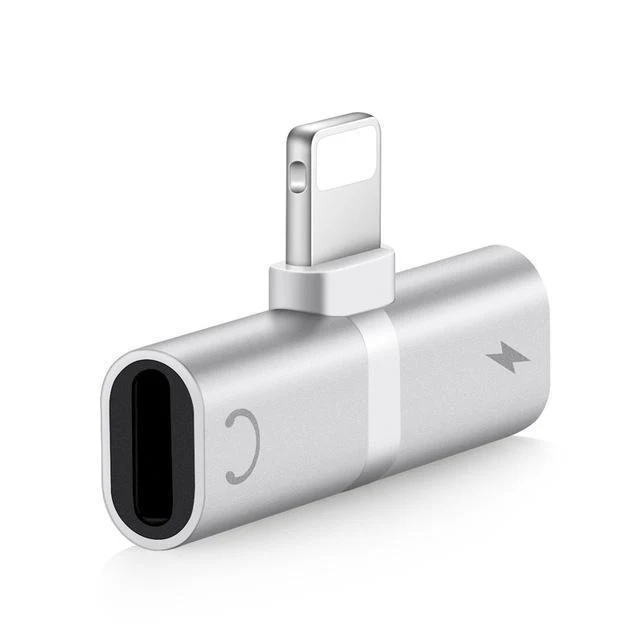 4-i-1 Lightning Adapter til iPhone – Øretelefoner (2 stk.)
