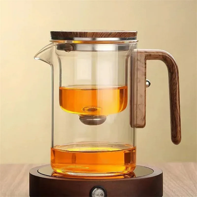 Glas Teekanne med indbygget infuser - Klarhed potte