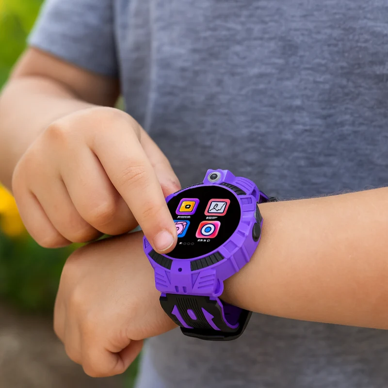 Børne Smartwatch med Touchscreen, Kamera og Genopladeligt USB Batteri