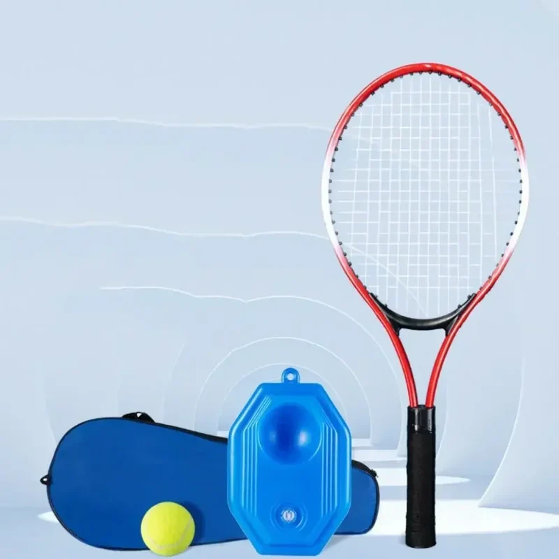 Tennis Sæt til Børn, Stødabsorberende, Rebound Træner til Udendørsbrug