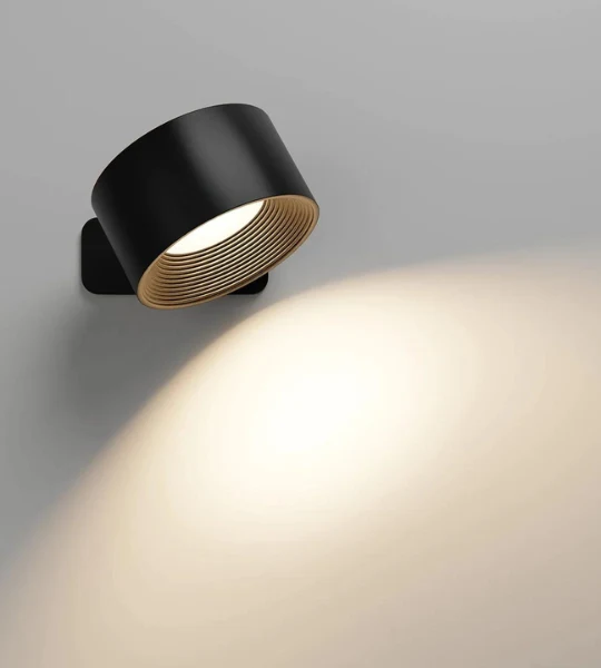 Dimmable LED Væglampe med Fjernbetjening og Touch - 3 Lysfarver