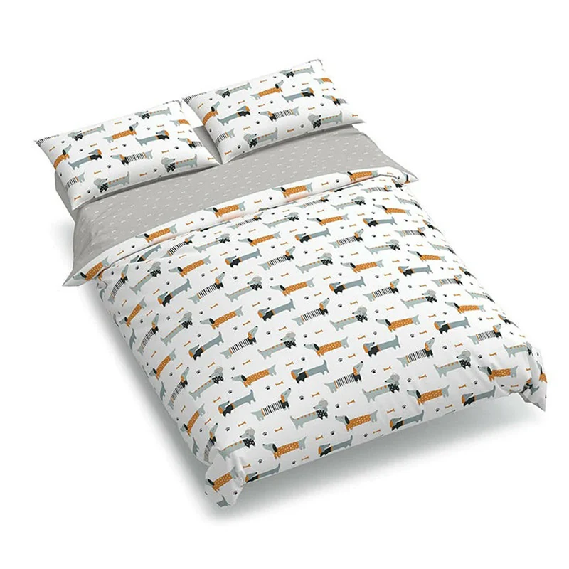 Boori Sausage Dogs Bedding Set (3 Pcs) Double Bed
