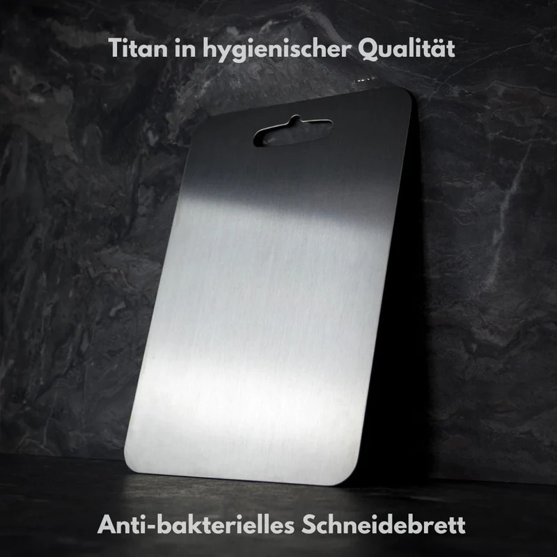 Skærebræt i 100% ren titanium