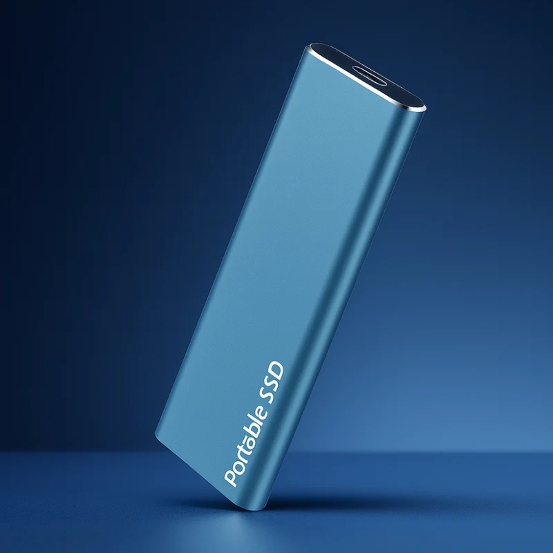 Bærbar ekstern SSD, Aluminium, Hurtig Lagringsenhed
