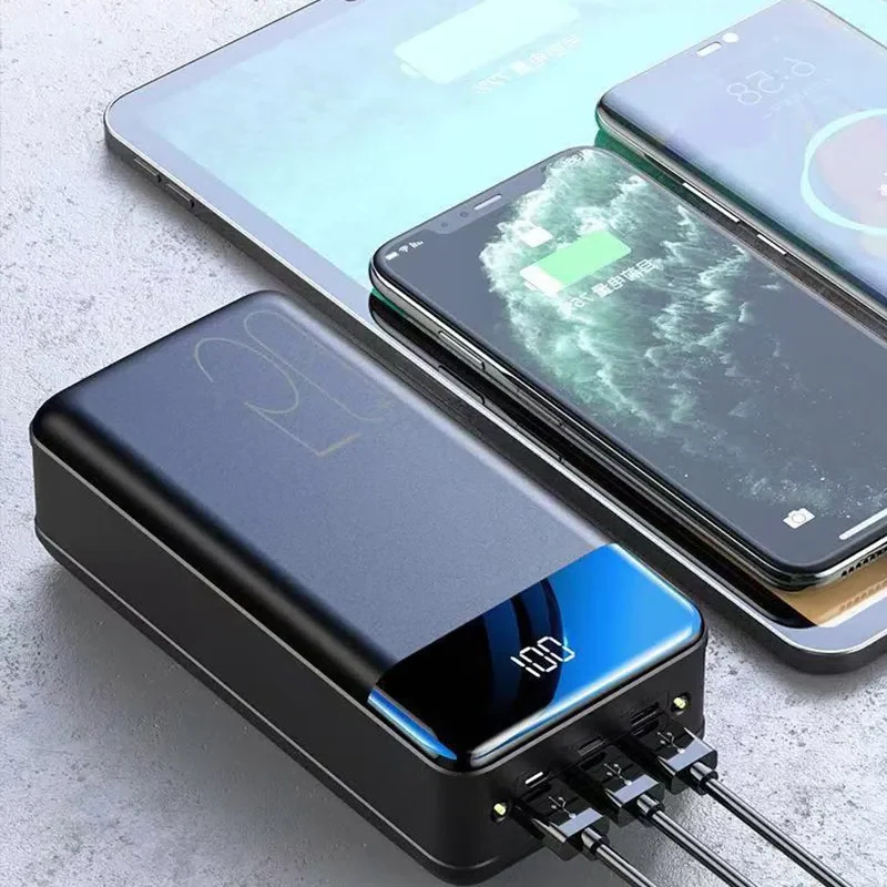 50000 mAh Powerbank med hurtig opladning – Energi til udendørs og nødsituationer