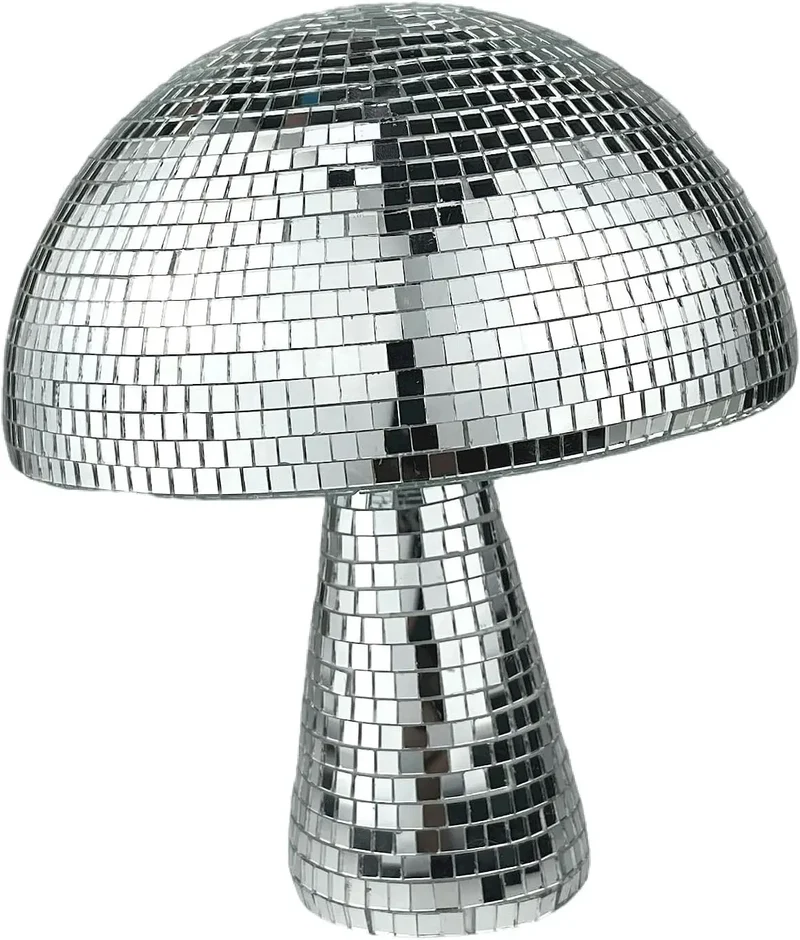 GlowSphere svamp disco kugle | Luksus borddekoration med spejleffekt