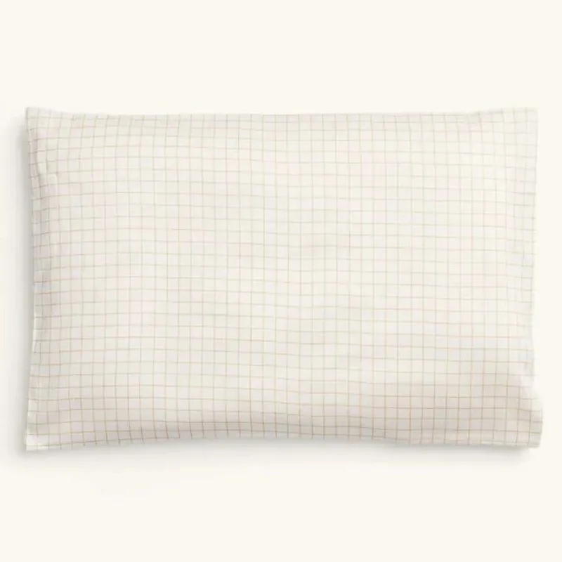 ErgoPouch Pillow Case Caramel Grid