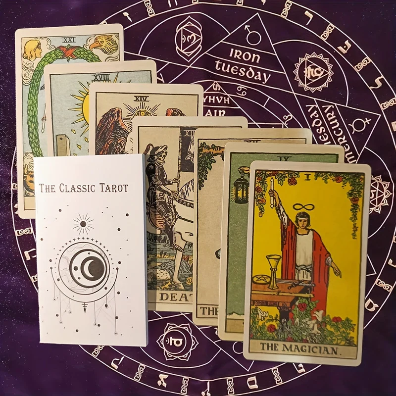 Klassisk Tarot Sæt (78 Kort) – VisdomsRejse