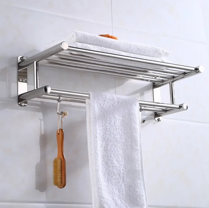 Elegant håndklædestang i rustfrit stål - LuxRack