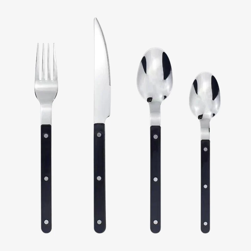Elegant Sæt af 24 Stk. Rustfrit Stål Bestik – GourmetKlassik