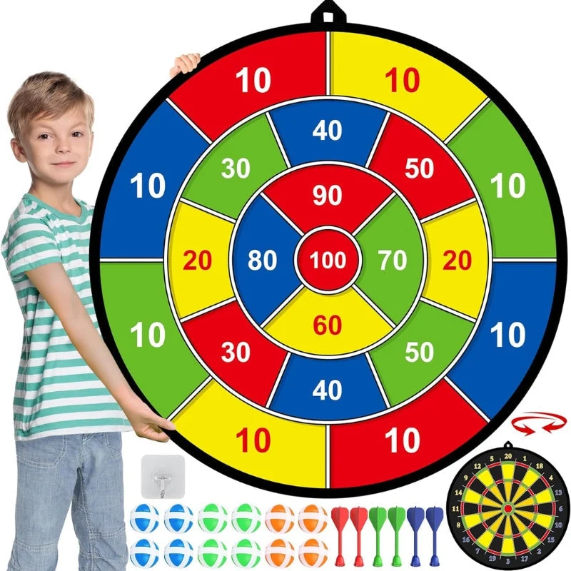 Dobbelt Spilplade til Darts - Sjov og Læring for Børn