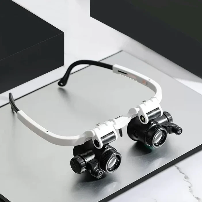 Præcisionslinse med justerbar LED-belysning