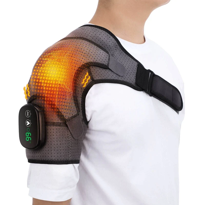 Bærbar skuldermassager med varmebehandling – ThermoFlex Pro