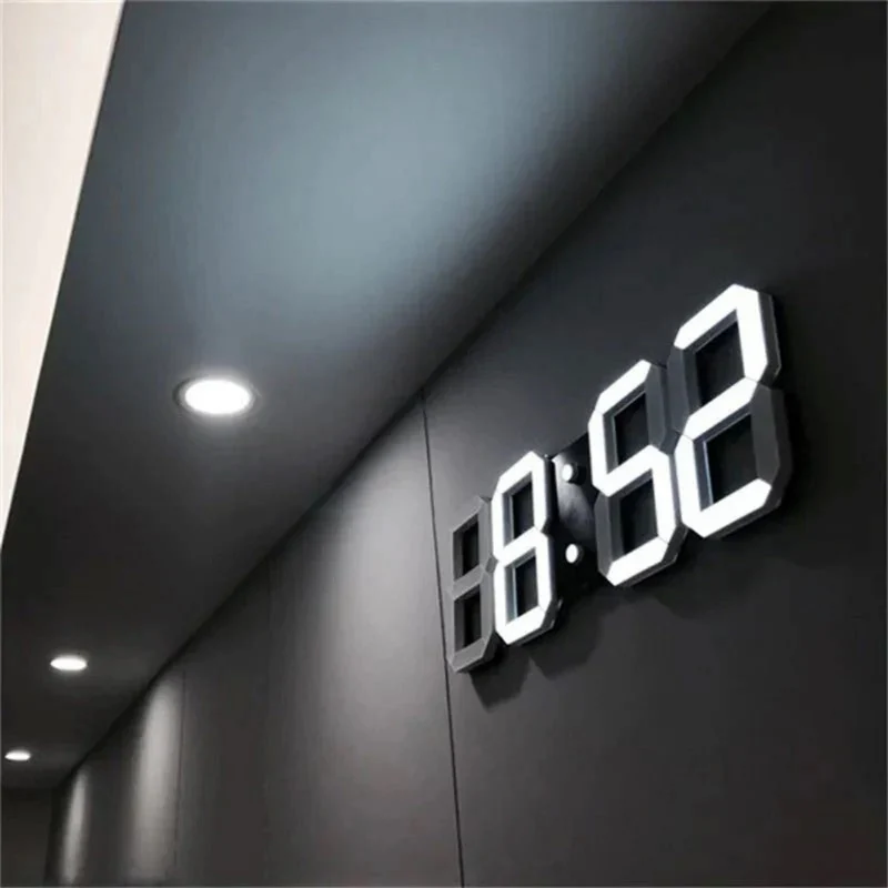 LED Væglampe med Minimalistisk Design – Smart Urskærm