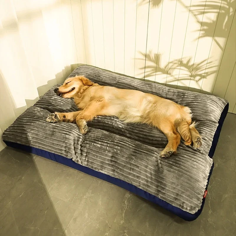 Hundeseng i blødt stof | Vaskbar og ultra blød pet seng