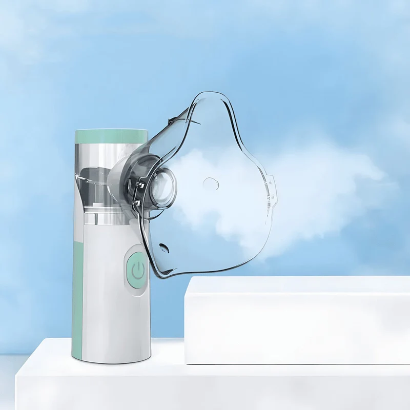 Portabel Kompakt Inhalator til Astma – Nebulisator til Hjemmet og Rejser
