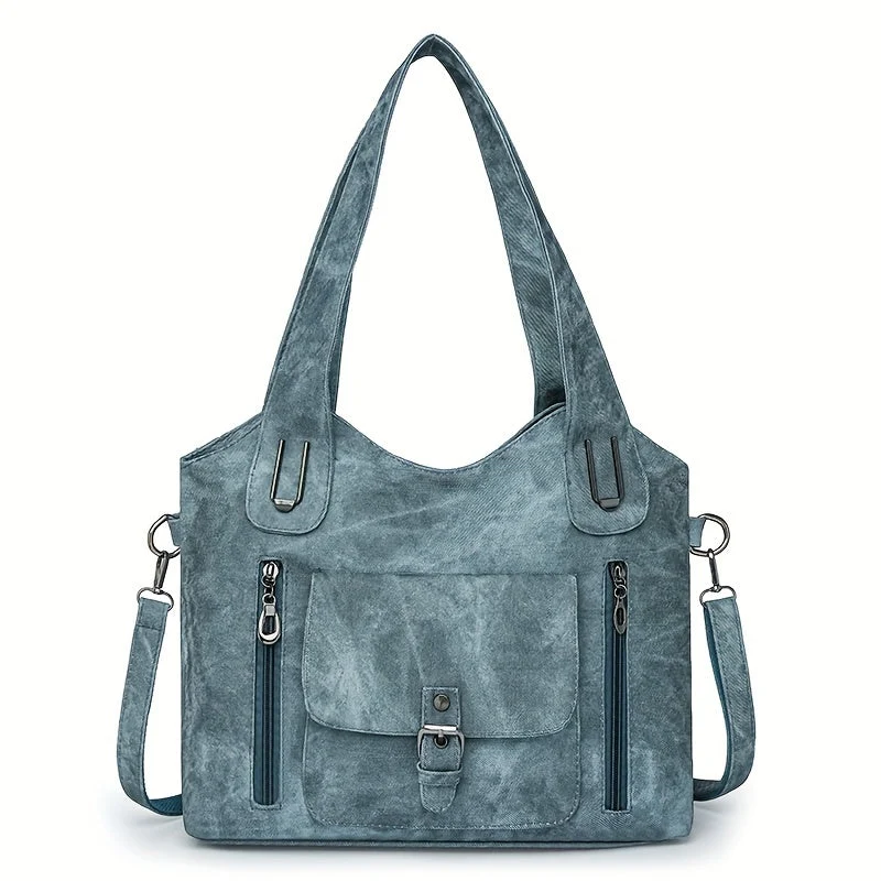 Elegant Vintage Skuldertaske – Praktisk og Stilfuld