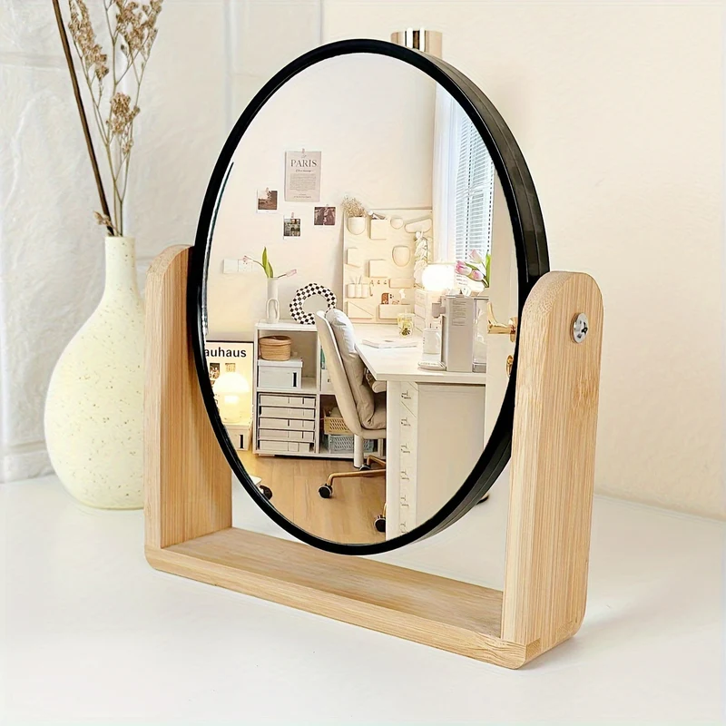 Elegant Dobbelt-Sidet Makeup Spejl – Praktisk og Stilfuldt