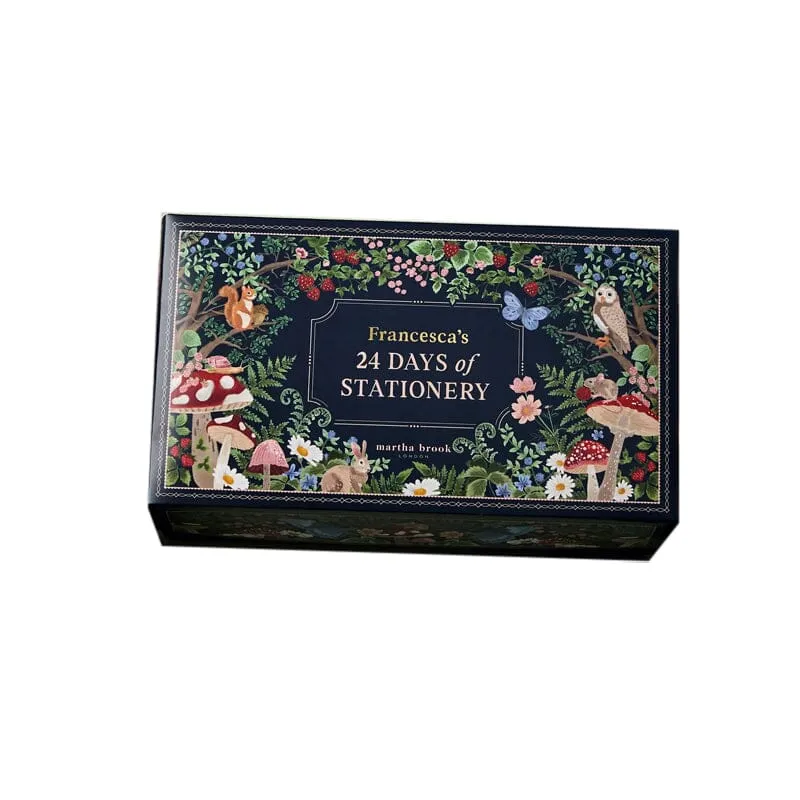 Premium Adventskalender til Kontorartikler | Limited Edition 'Vinterlandskab' | 24 Eksklusive Overraskelser | Bæredygtig og Plastfri