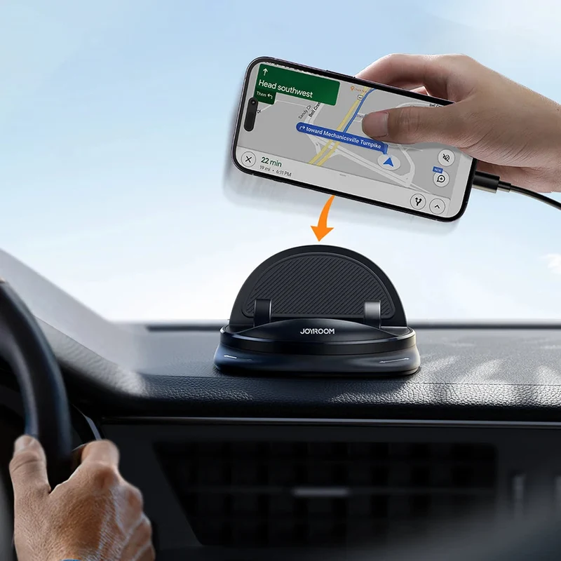 360° Drejbar Telefonholder til Bil – Justerbar og Praktisk