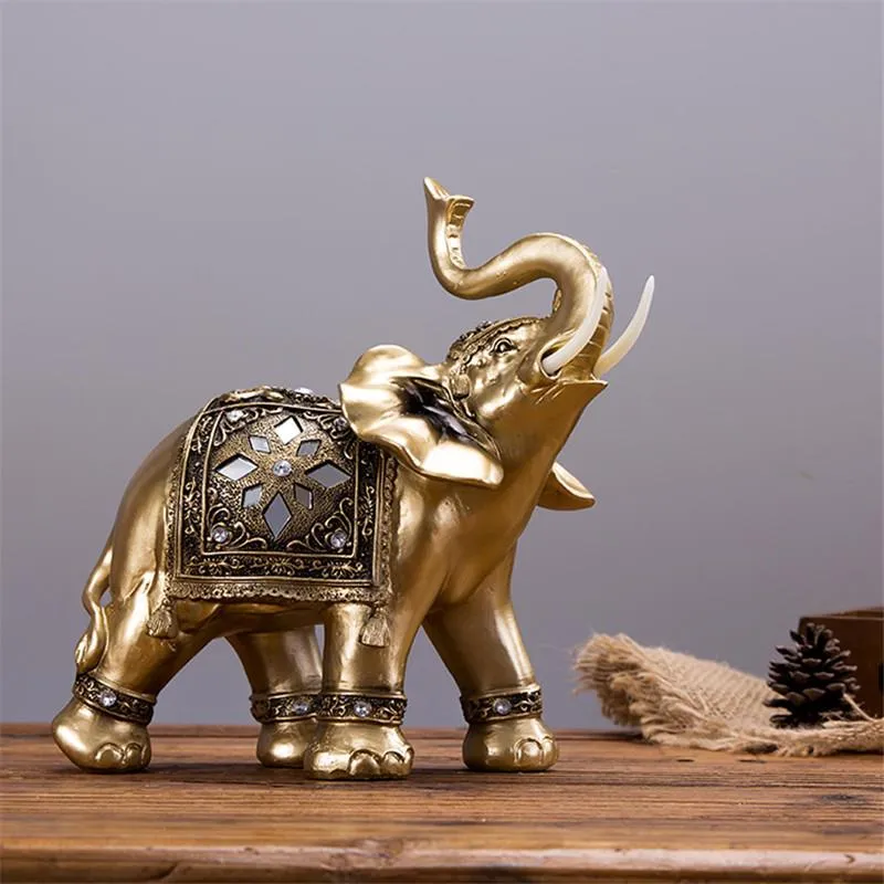 Elegante Elefant Figur i Guld
