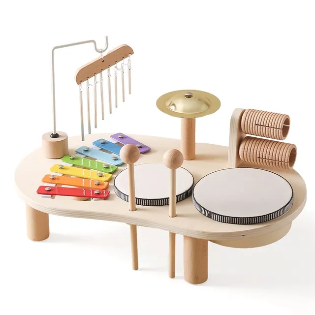 Kreativ Musikstation i Træ – MusikGlæde