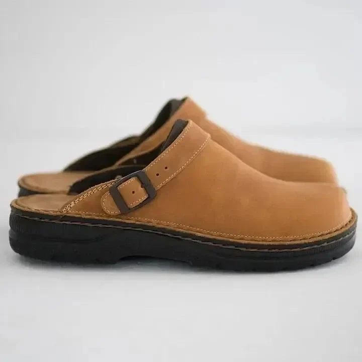 Elegante og Komfortabel Slip-On Sko i Læder