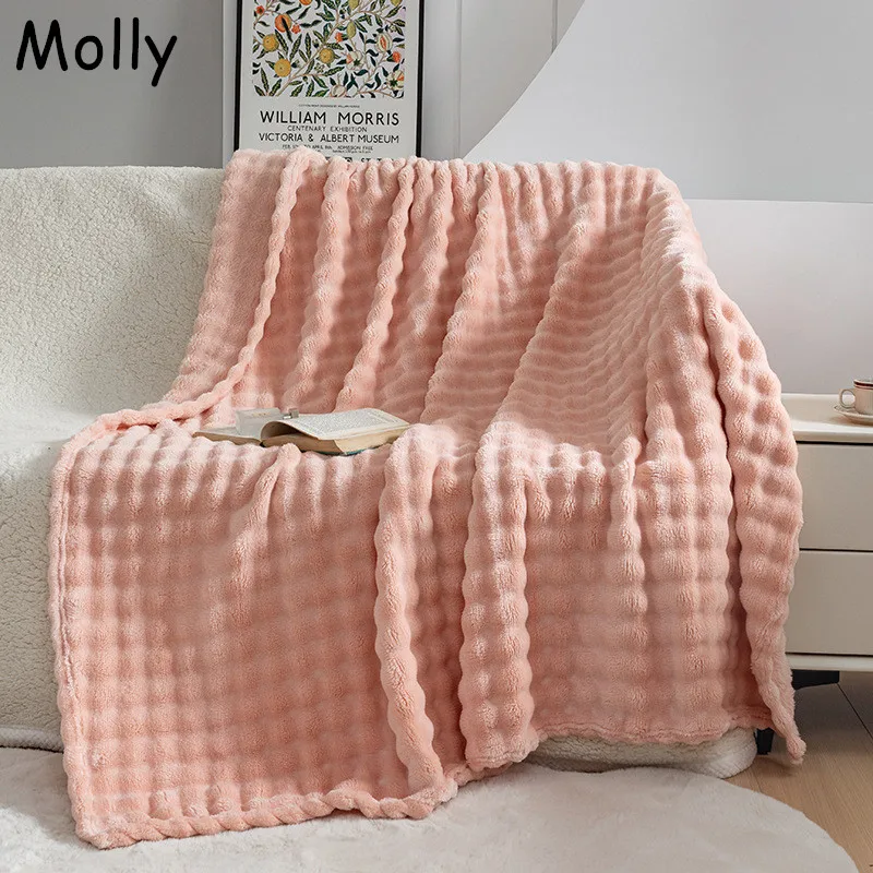 Ekstra blød flanels tæppe - PlushBubble