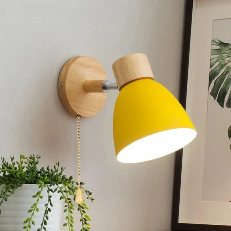 Elegant væglampe i træ - Moderne og varmt design