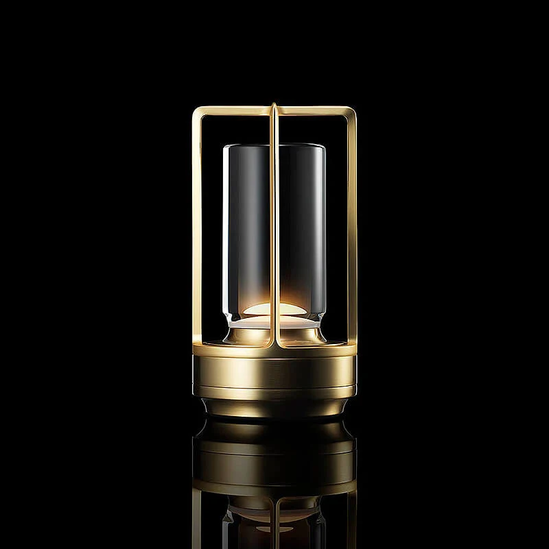 Elegant Bærbar Bordlampe – Vandtæt, Justerbart Lys til Hjemmet