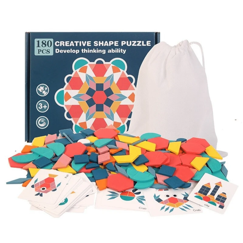 Geometrisk Formpuzzle - Udfold Din Kreativitet