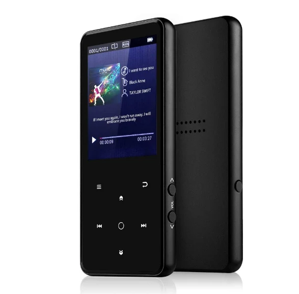 Bærbar Bluetooth MP3-afspiller med 2,4-tommer Skærm