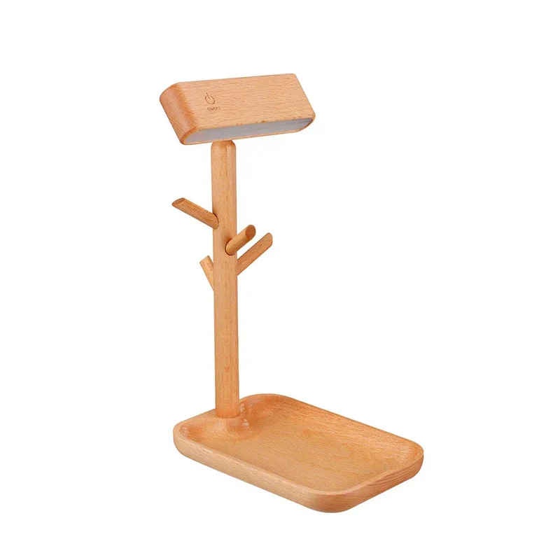 Elegant Bordlampe med Indbygget Opbevaring