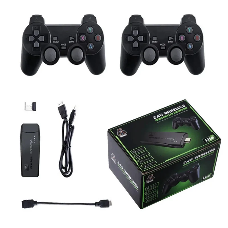 4K Retro Spilkonsol med 20.000 Forinstallerede Spil