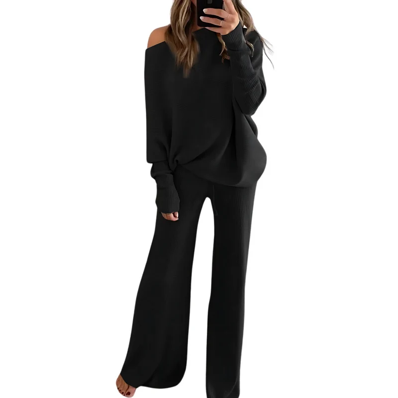 Elegant og Komfortable Sweatpants og Sweater Sæt