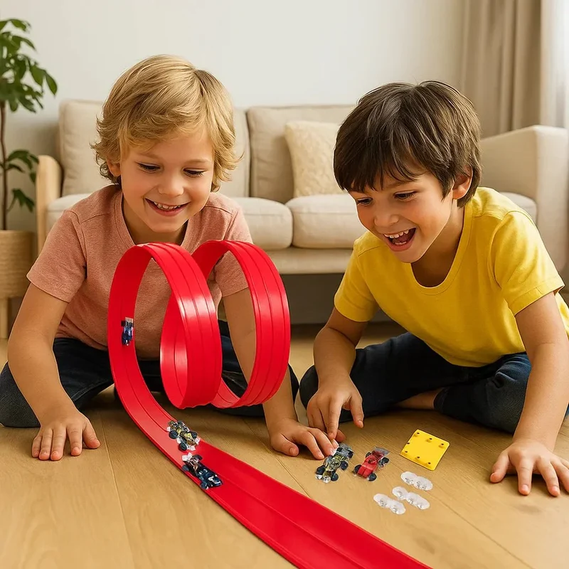Fleksibelt Racerbanesæt – Ubegrænset Kreativ Leg for Børn