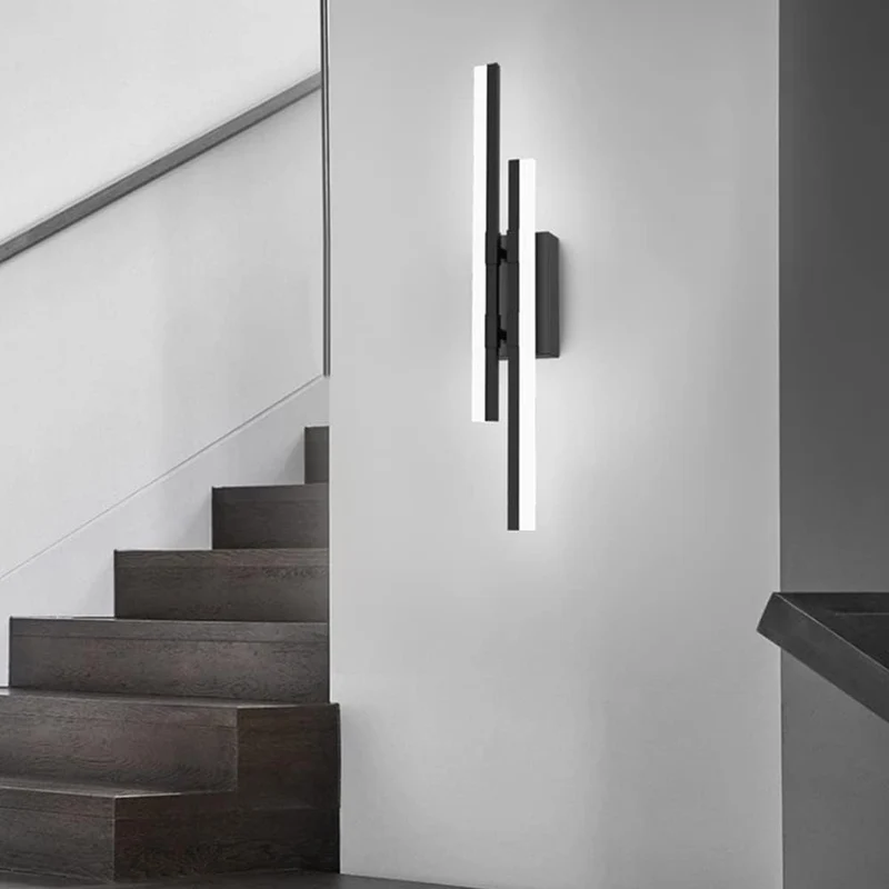 Elegant Acryl Væglampe med LED - Stilfuld Belysning til Hjemmet