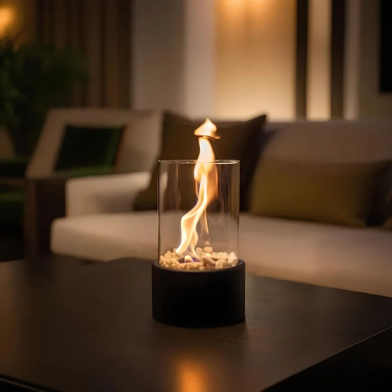 Elegant Glas Olie Lampe til Stemningsfuld Belysning
