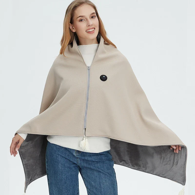 Bærbar USB-varmetæppe til skulder & ryg: Hurtig komfort
