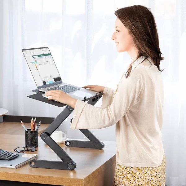 Ergonomisk Laptop Stand | Justerbar & Fleksibel | Reducer Belastning