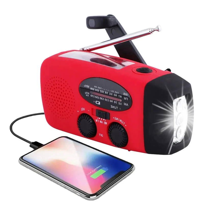 Nødradio med Solcelle & Powerbank - Altid Forbundet & Opladet